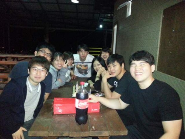 インターンシップ生と学校生徒